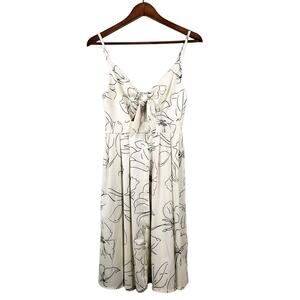 Fancyinn Strappy Floral Print Keyhole Dress - S